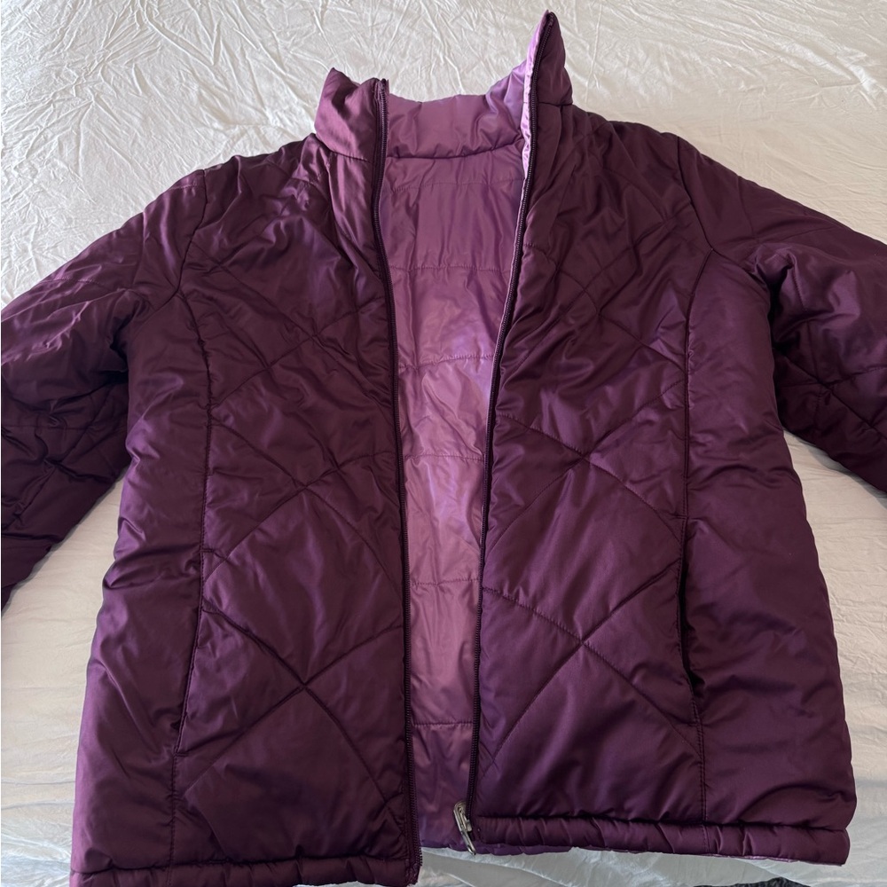 Women's Purple Quilted Jacket